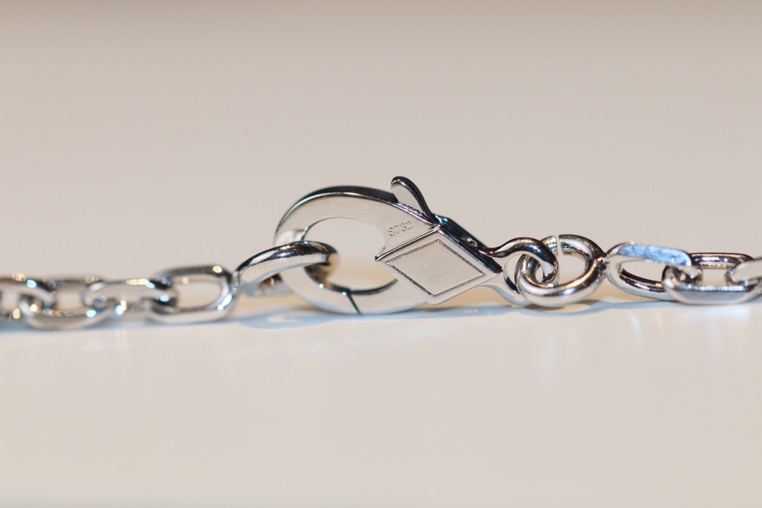 [Glow Jewelry]CLOVER 20 MOTIFS ONYX DIAMOND SILVER