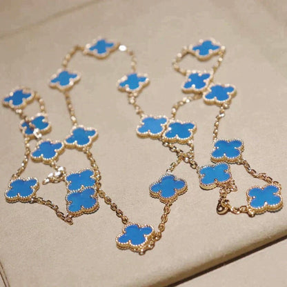 ¡®Glow Jewelry¡¯CLOVER 20 MOTIFS TURQUOISE GOLD