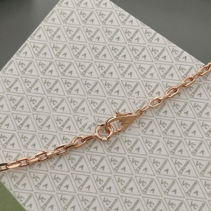 [Glow Jewelry]LUCKY SPRING 15 MOTIFS ROSE GOLD NECKLACE