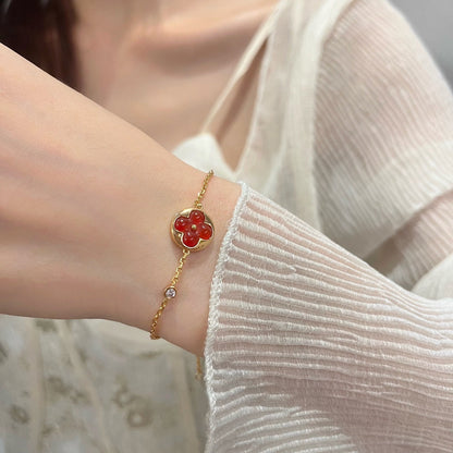 ¡®Glow Jewelry¡¯SUN PEDANT CARNELIAN BRACELET