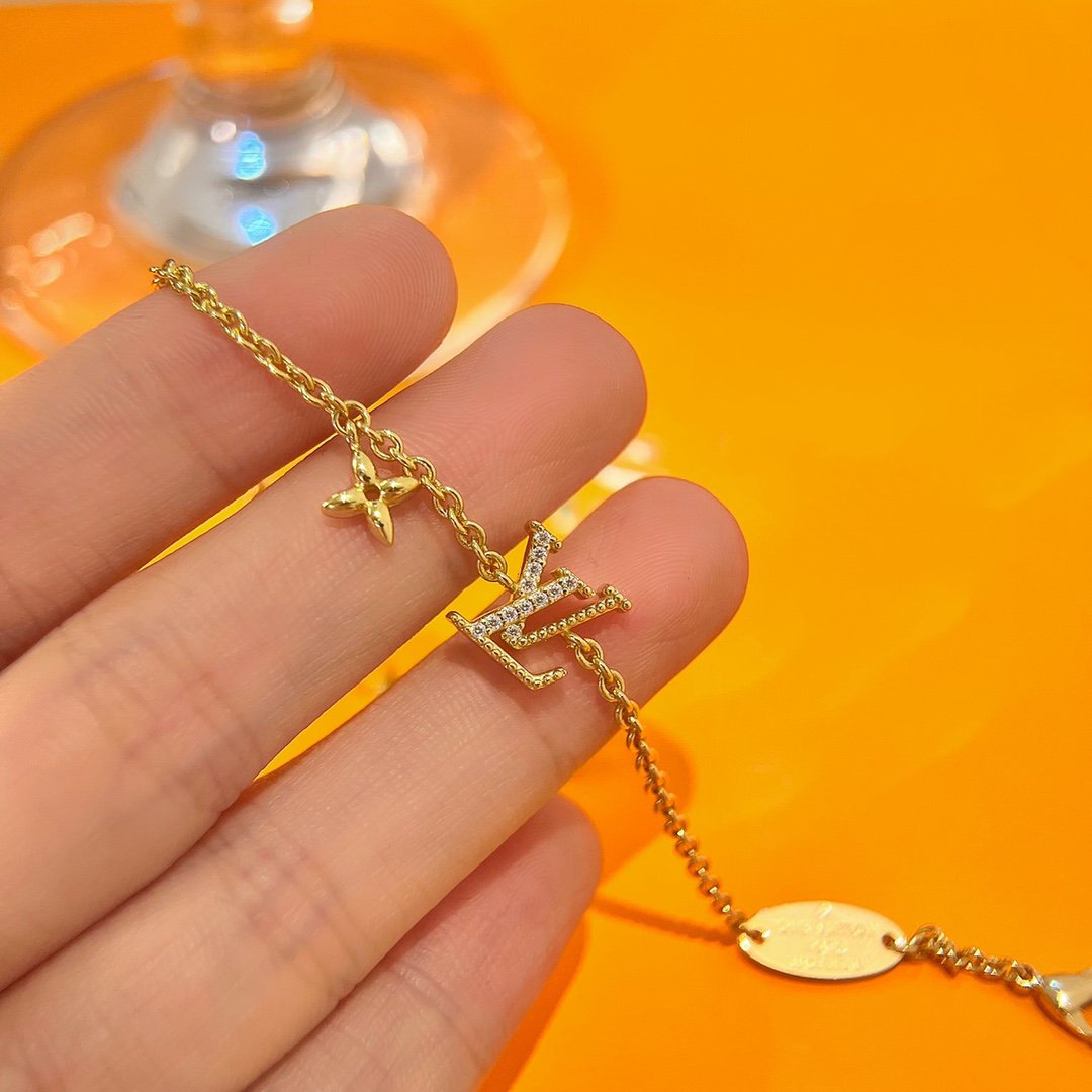 ¡®Glow Jewelry¡¯LOGO STAR MOTIF GOLD BRACELET