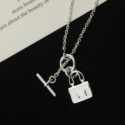 ¡®Glow Jewelry¡¯POP H PEDANT SILVER NECKLACE
