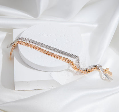 ¡®Glow Jewelry¡¯KELLY CHAIN SILVER DIAMOND BRACELET