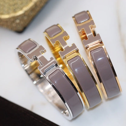¡®Glow Jewelry¡¯H BRACELET 12MM BROWN