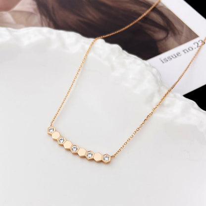 [Glow Jewelry]BEE MY LOVE DIAMOND NECKLACE