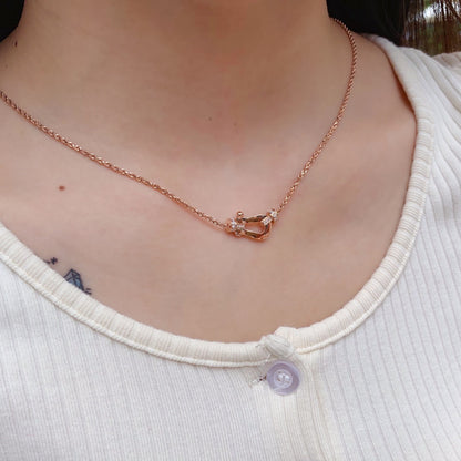 ¡®Glow Jewelry¡¯FORCE 10 PINK GOLD DIAMOND NECKLACE