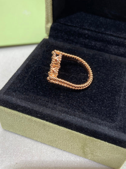 ¡®Glow Jewelry¡¯CLOVER RIVERSIBLE ROSE GOLD RING