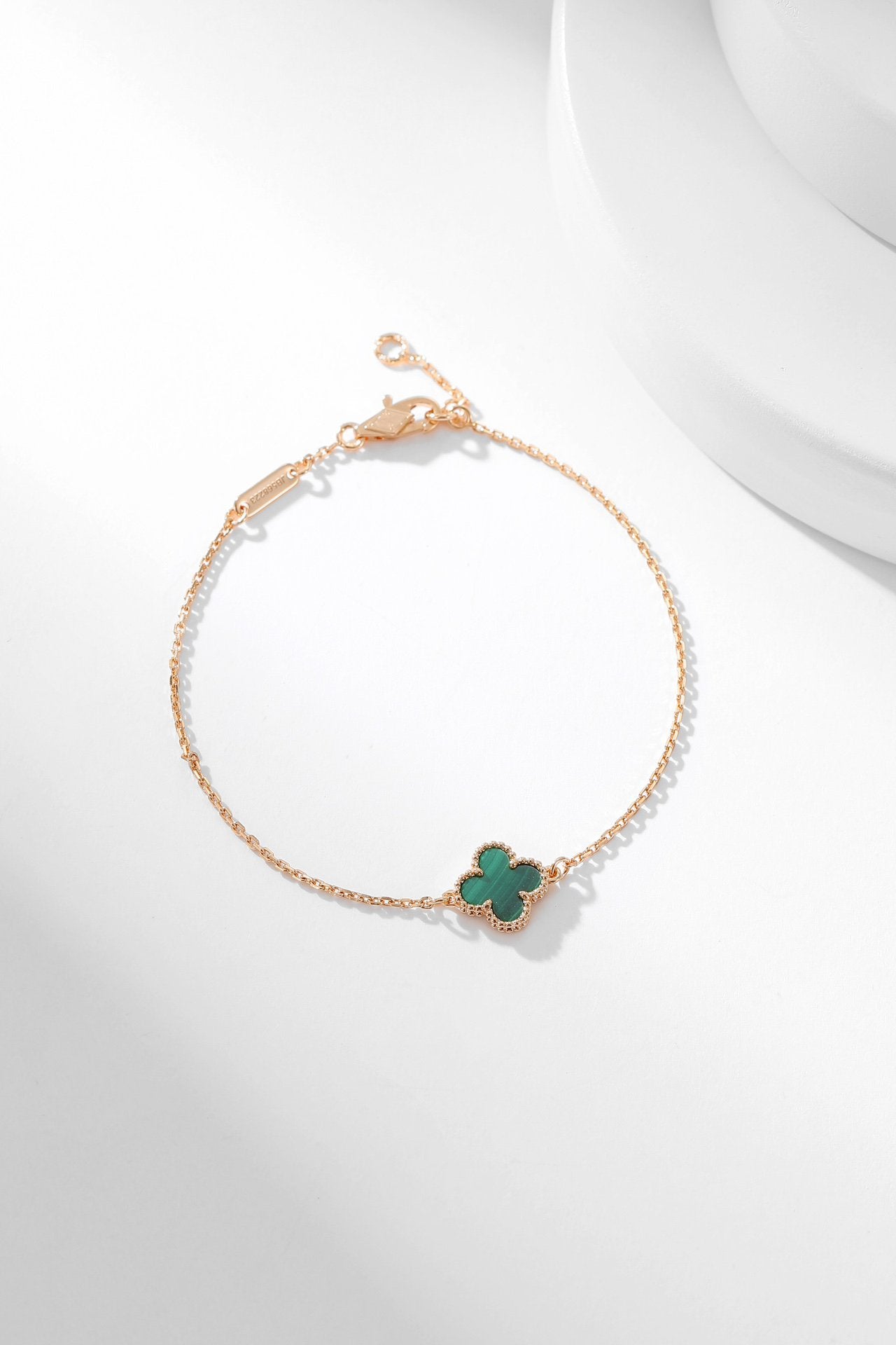 [Glow Jewelry]CLOVER BRACELET MALACHITE 1 MOTIF