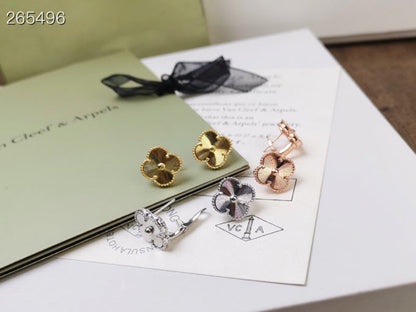 [Glow Jewelry]CLOVER MEDIUM STUD EARRINGS