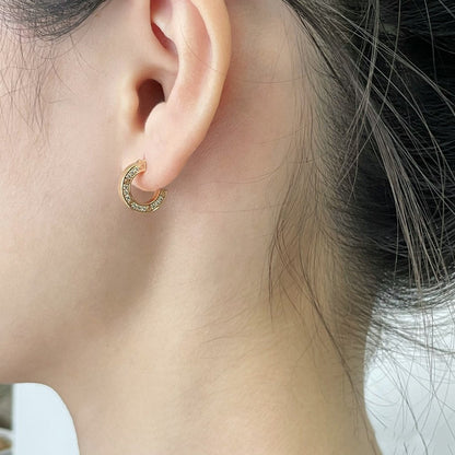 ¡®Glow Jewelry¡¯LOVE DIAMOND EARRINGS
