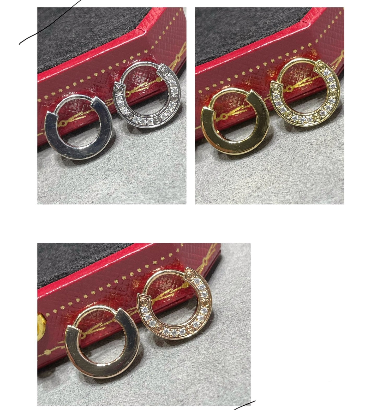 ¡®Glow Jewelry¡¯LOVE DIAMOND EARRINGS