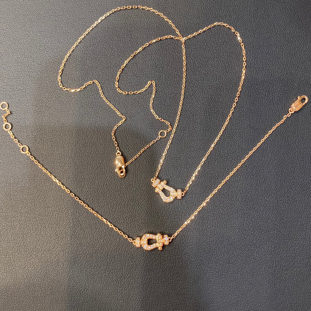 ¡®Glow Jewelry¡¯FORCE 10 DIAMOND PINK GOLD NECKLACE MINI MODEL