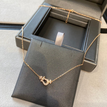 [Glow Jewelry]FORCE 10 DIAMOND PINK GOLD NECKLACE MINI MODEL