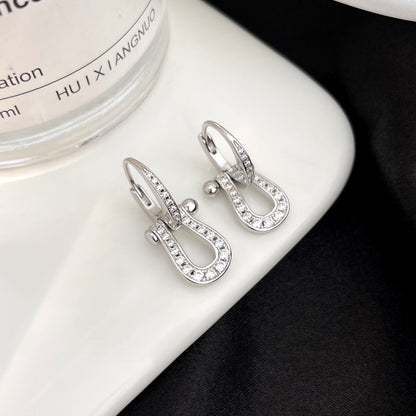 ¡®Glow Jewelry¡¯FORCE 10 FULL DIAMOND DROP EARRINGS MEDIUM MODEL