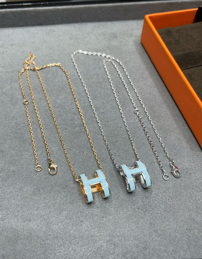 [Glow Jewelry]POP H SKY BLUE NECKLACE