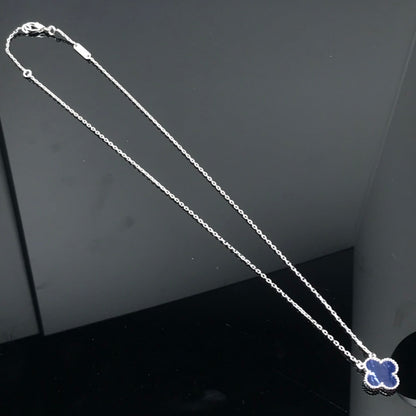 ¡®Glow Jewelry¡¯CLOVER PIETERSITE SILVER LONG NECKLACE