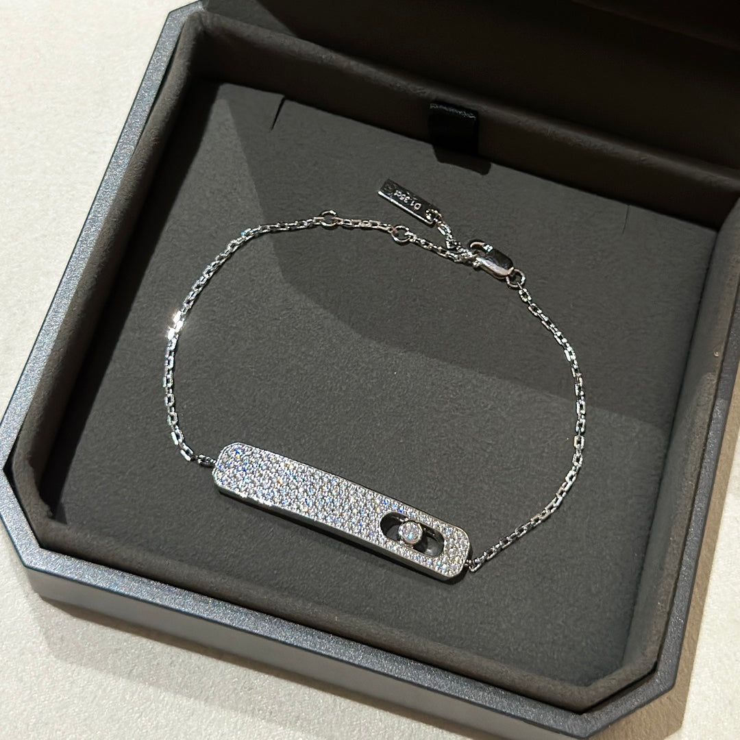 [Glow Jewelry]MOVE CLASSIQUE DIAMOND PAVED BRACELET