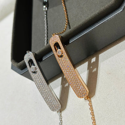 [Glow Jewelry]MOVE CLASSIQUE DIAMOND PAVED BRACELET