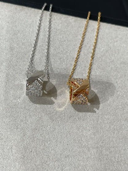 ¡®Glow Jewelry¡¯LIENS EVIDENCE DIAMOND PAVED NECKLACE