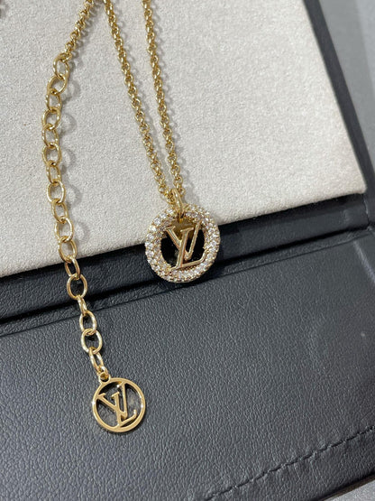 ¡®Glow Jewelry¡¯BY NIGHT DIAMOND PAVED NECKLACE