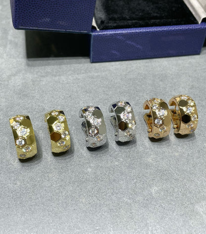¡®Glow Jewelry¡¯BEE LOVE DIAMOND HOOP EARRINGS