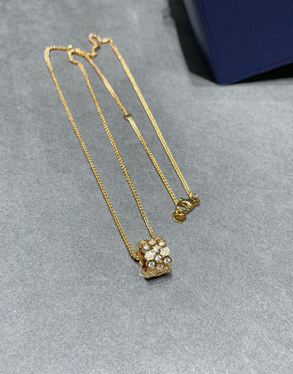 ¡®Glow Jewelry¡¯BEE LOVE DIAMOND PAVED 3 ROW NECKLACE