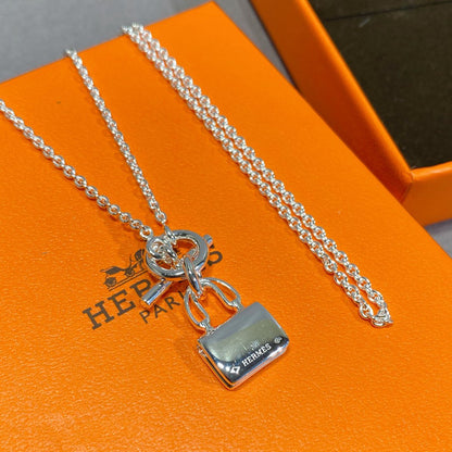 [Glow Jewelry]CONSTANCE PEDANT SILVER NECKLACE