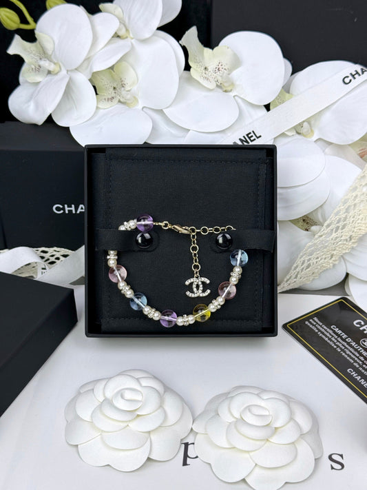 [Glow Jewelry]Colorful Transparent Resin Bracelet