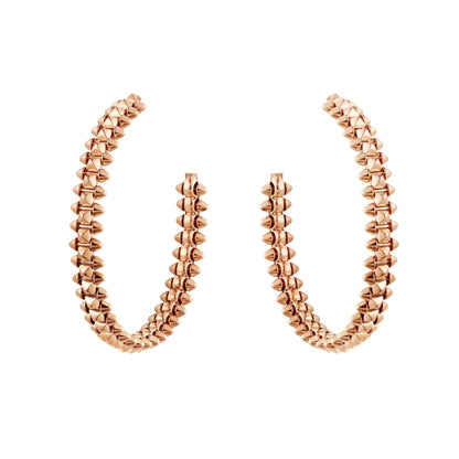 [Glow Jewelry]CLASH LARGE HOOP EARRINGS