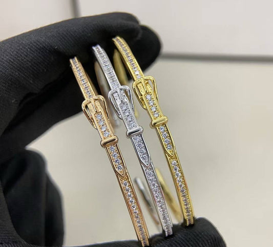 [Glow Jewelry] DIAMOND-ENCRUSTED BRACELET THREE COLORS