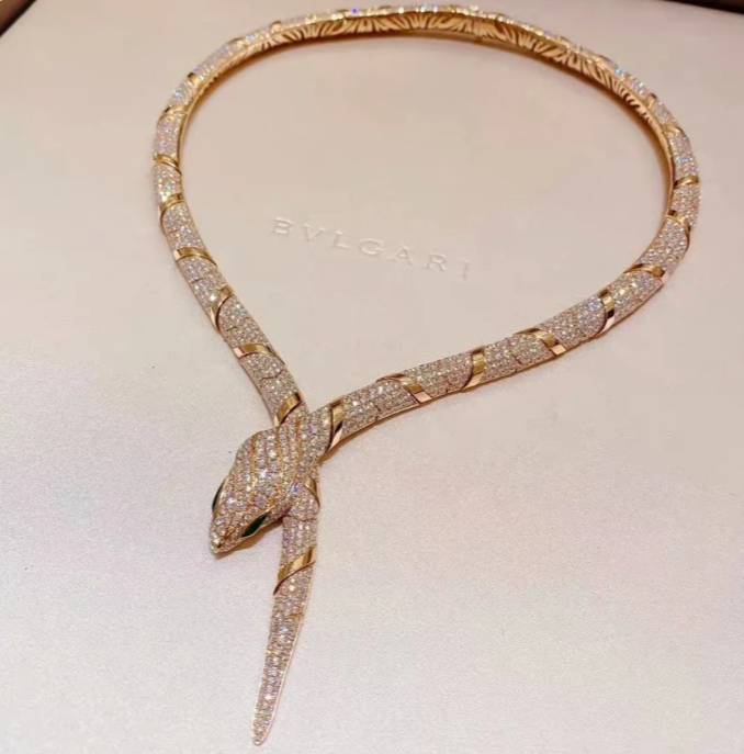 [Glow Jewelry]HAUTE COUTURE GOLD SERPENTI NECKLACE