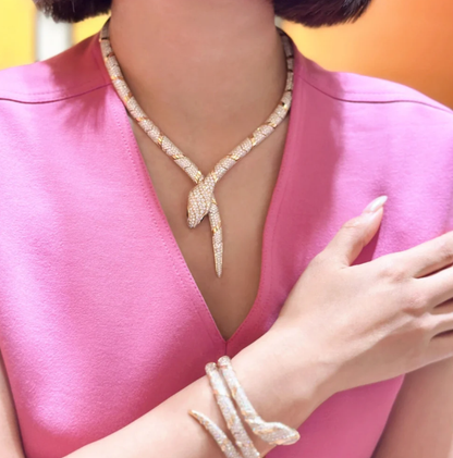[Glow Jewelry]HAUTE COUTURE GOLD SERPENTI NECKLACE