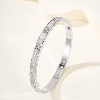 ¡®Glow Jewelry¡¯LOVE BRACELET 4.8MM DIAMOND-PAVED