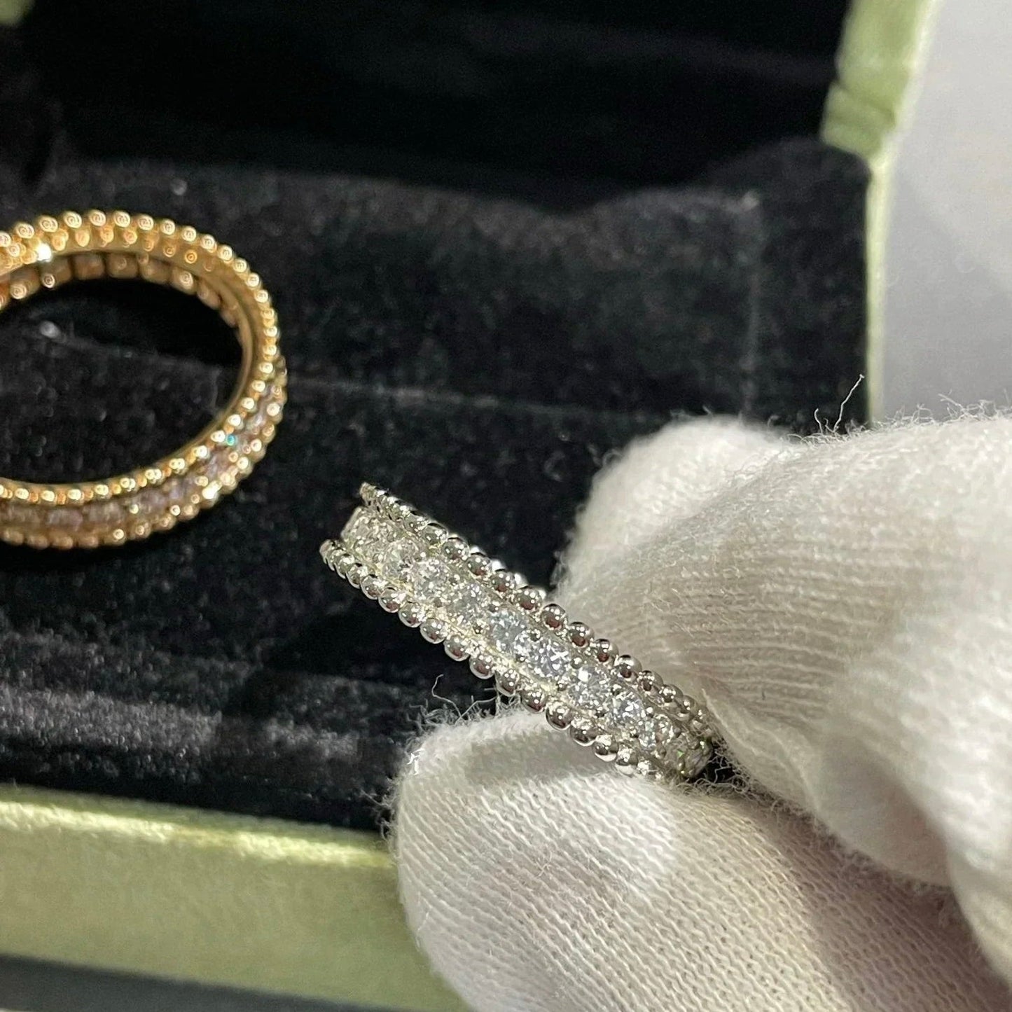 [Glow Jewelry]PERLEE DIAMOND ROSE GOLD RING
