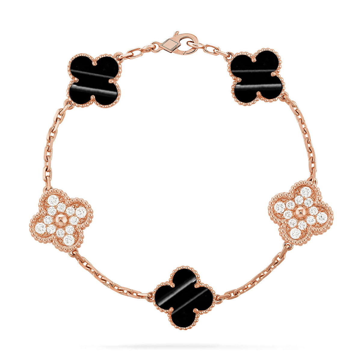 [Glow Jewelry]New  CLOVER 5 MOTIF PULSAR STONE BRACELET COLLECTION