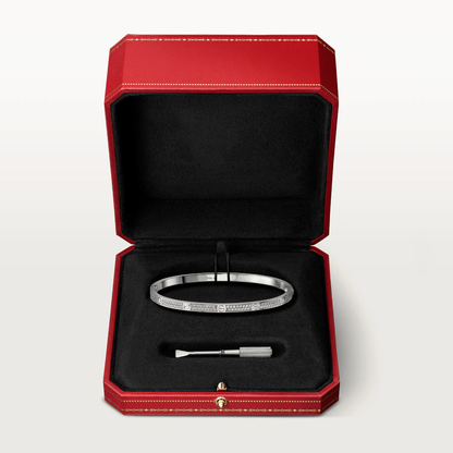 [Glow Jewelry]LOVE BRACELET 3.65MM DIAMOND-PAVED