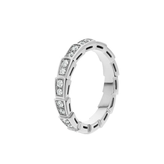 [Glow Jewelry]SERPENTI RING SILVER DIAMOND PAVED 3MM