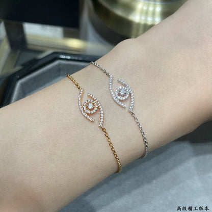 [Glow Jewelry]Lucky Eye Pave-Set Diamond Bracelet