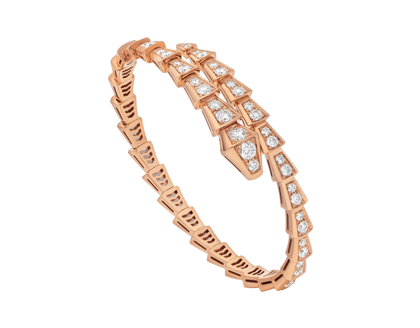 [Glow Jewelry]SERPENTI BRACELET 6.8MM PINK GOLD DIAMOND