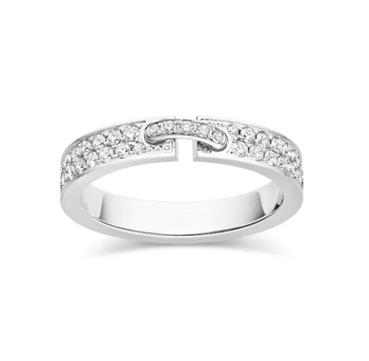 ¡®Glow Jewelry¡¯ALLIANCE LIENS VIDENCE PAVED DIAMOND 4MM RING