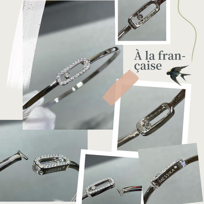 [Glow Jewelry]Move Uno pavé flex bangle medium
