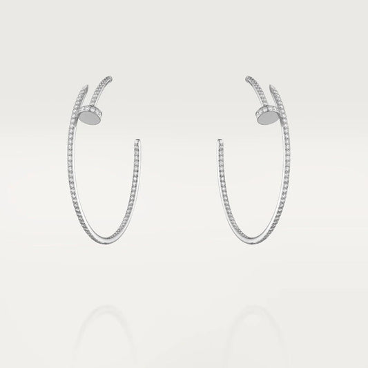 ¡®Glow Jewelry¡¯JUSTE EARRINGS FULL DIAMONDS 1.8MM