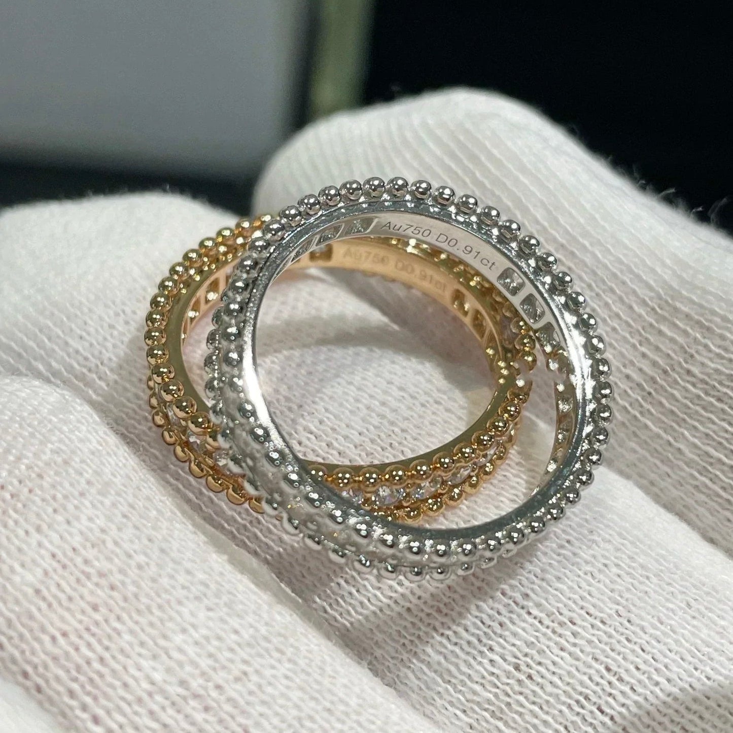 ¡®Glow Jewelry¡¯PERLEE DIAMOND SILVER RING