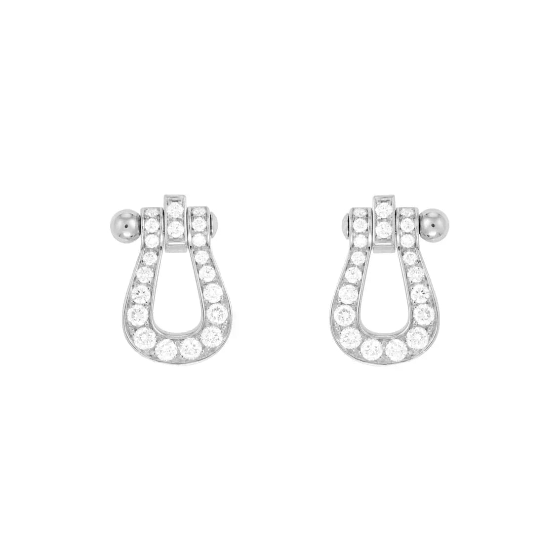 [Glow Jewelry]FORCE 10 FULL DIAMOND STUD EARRINGS MINI MODEL