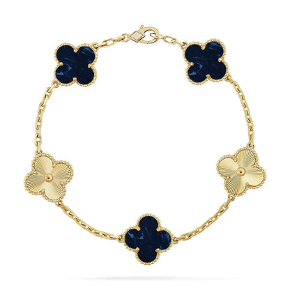 [Glow Jewelry]New CLOVER 5 MOTIF PIETERSITE BRACELET COLLECTION