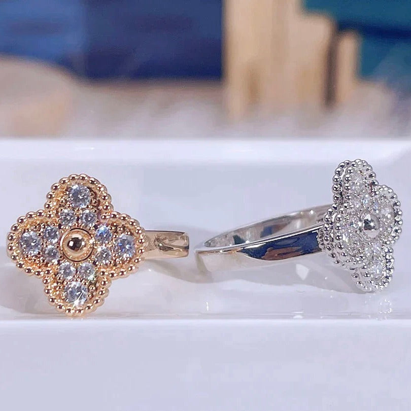 [Glow Jewelry]CLOVER DIAMOND RING