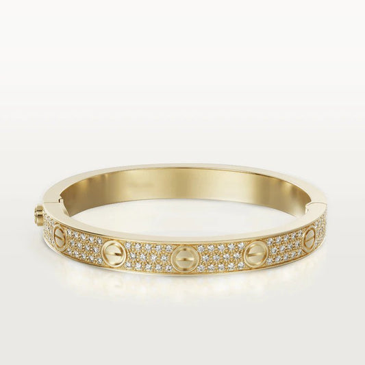 ¡®Glow Jewelry¡¯LOVE BRACELET 6.1MM DIAMOND-PAVED
