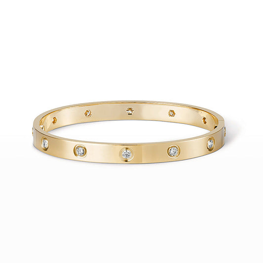¡®Glow Jewelry¡¯LOVE BRACELET 6.1MM 10 DIAMONDS