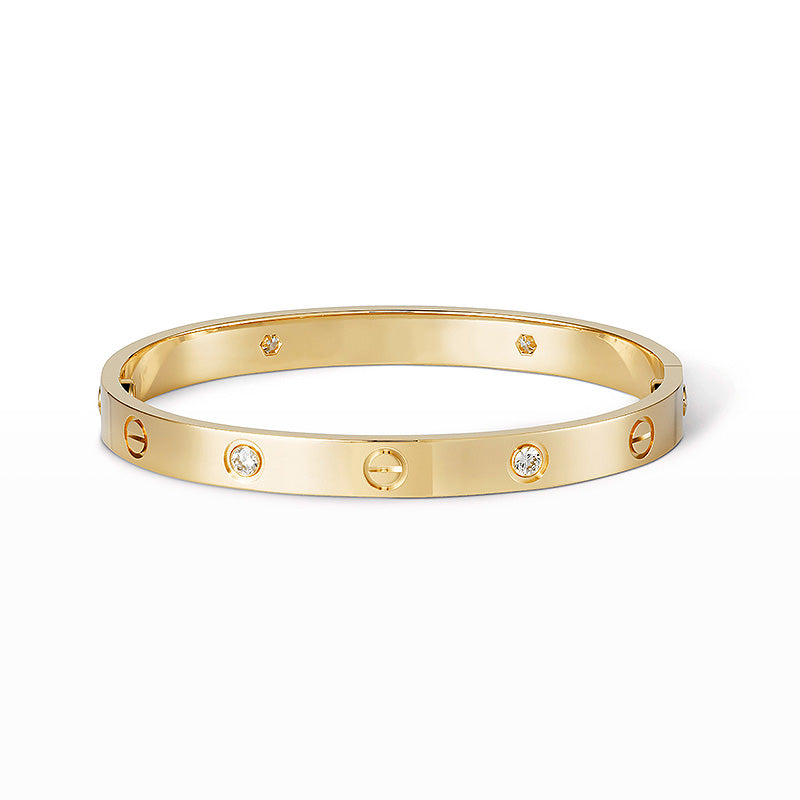 ¡®Glow Jewelry¡¯LOVE BRACELET 6.1MM 4 DIAMONDS