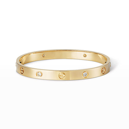 ¡®Glow Jewelry¡¯LOVE BRACELET 6.1MM 4 DIAMONDS